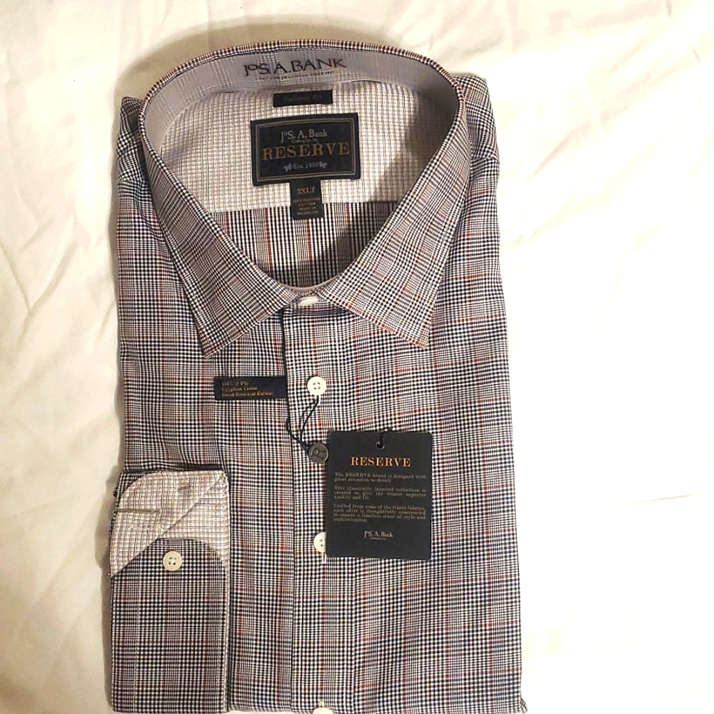 Jos A Bank Men's New Dress Shirt 2XLT